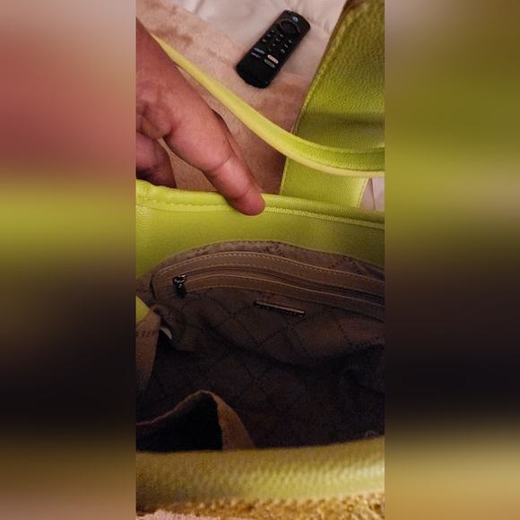 Cyber Lime Shoulder Steve Madden Bedazzled Purse - Picture 11 of 11